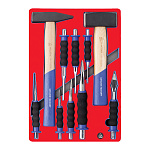 Набор ударно-режущего инструмента, ложемент, 10 предметов МАСТАК 5-9010 купить по цене 13 350 ₽ в интернет магазине ТЕХСАД