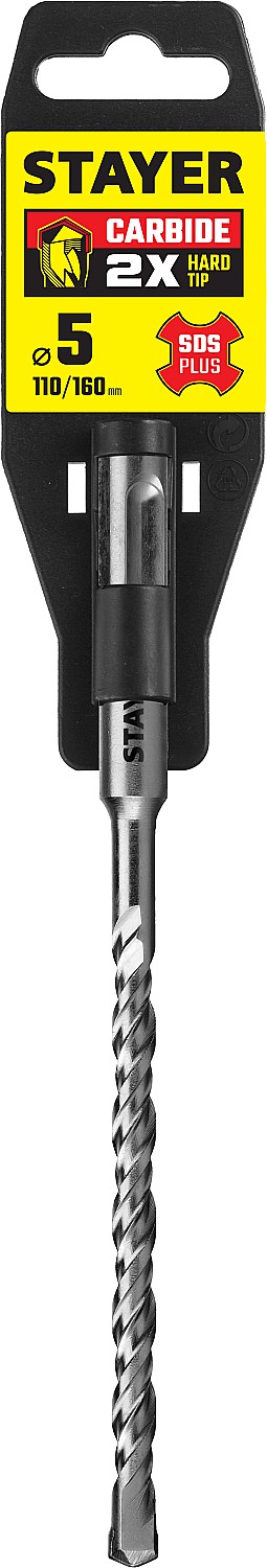 STAYER 5 x 160 мм, бур SDS-plus 2930-160-05_z02 купить по цене 129 ₽ в интернет магазине ТЕХСАД