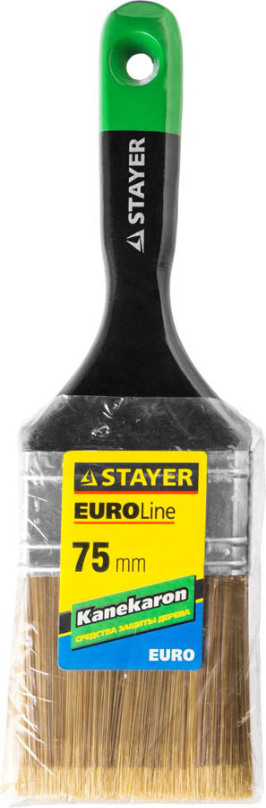 STAYER 75 мм, 3'', щетина искусственная, деревянная ручка, кисть плоская KANEKARON-EURO 0106-075 STAYER 75 мм, 3'', щетина искусственная, деревянная ручка, кисть плоская KANEKARON-EURO 0106-075 купить по цене 149 ₽ в интернет магазине ТЕХСАД