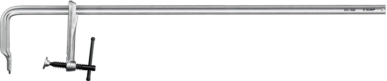 ЗУБР F 1000х120 мм, струбцина 32157-120-1000 Профессионал купить по цене 3 750 ₽ в интернет магазине ТЕХСАД