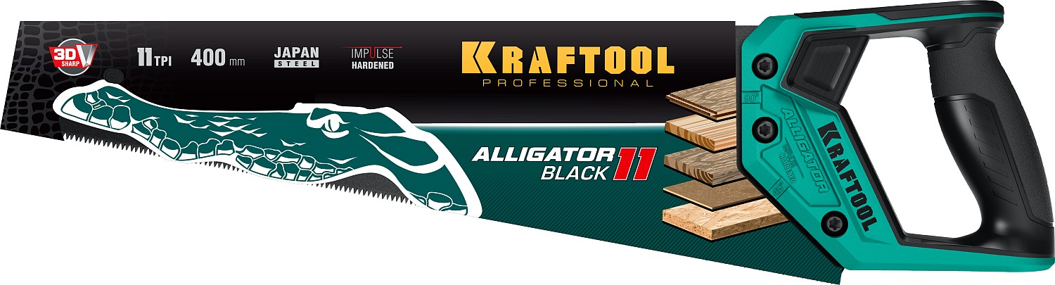 KRAFTOOL 11 TPI, 400 мм, ножовка для точного реза Alligator Black 11 15205-40 KRAFTOOL 11 TPI, 400 мм, ножовка для точного реза Alligator Black 11 15205-40 купить по цене 1 420 ₽ в интернет магазине ТЕХСАД