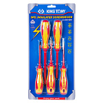 Набор отверток, диэлектрические, 5 предметов KING TONY 30615MR купить по цене 2 090 ₽ в интернет магазине ТЕХСАД