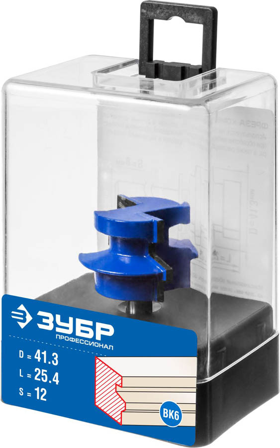 ЗУБР 41.3 x 25.4 мм, хвостовик 12 мм, фреза комбинированная универсальная 28729-41.3 Профессионал ЗУБР 41.3 x 25.4 мм, хвостовик 12 мм, фреза комбинированная универсальная 28729-41.3 Профессионал купить по цене 2 890 ₽ в интернет магазине ТЕХСАД