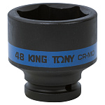 Головка торцевая ударная шестигранная 3/4'', 48 мм KING TONY 653548M Головка торцевая ударная шестигранная 3/4'', 48 мм KING TONY 653548M купить по цене 1 700 ₽ в интернет магазине ТЕХСАД
