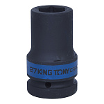 Головка торцевая ударная глубокая шестигранная 1'', 27 мм KING TONY 843527M Головка торцевая ударная глубокая шестигранная 1'', 27 мм KING TONY 843527M купить по цене 2 340 ₽ в интернет магазине ТЕХСАД