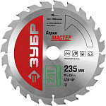 ЗУБР Ø 235 x 30 мм, 24T, диск пильный по дереву ''Быстрый рез'' 36910-235-30-24 купить по цене 899 ₽ в интернет магазине ТЕХСАД