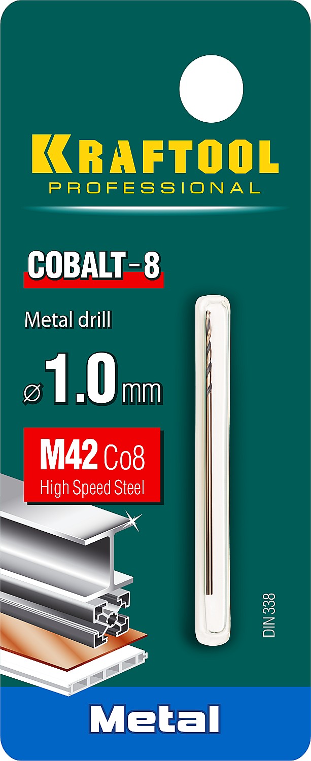 KRAFTOOL Ø 1 х 34 мм, HSS-Co (8%), класс A, сверло по металлу 29656-1 Pro купить по цене 50 ₽ в интернет магазине ТЕХСАД