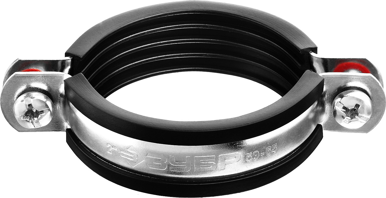 ЗУБР 7 шт., 2'', оцинкованный, хомут трубный с гайкой 37850-59-65 Мастер купить по цене 500 ₽ в интернет магазине ТЕХСАД