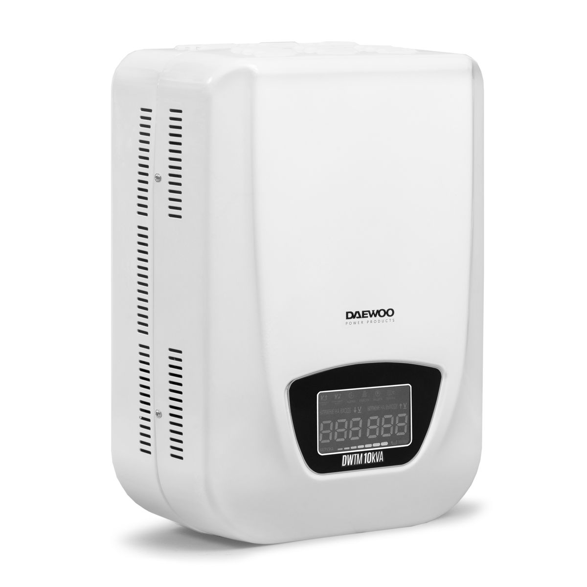 Стабилизатор напряжения DAEWOO DW‑TM10kVA купить по цене 28 990 ₽ в интернет магазине ТЕХСАД