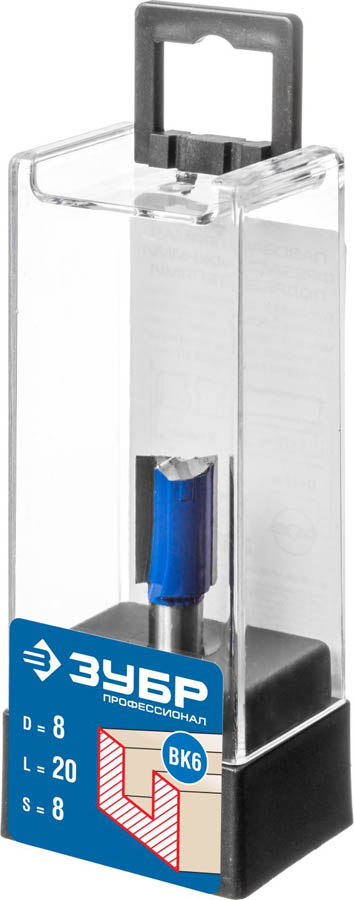 ЗУБР 8 x 20 мм, хвостовик 8 мм, фреза пазовая прямая с нижними подрезателями 28755-8-19 Профессионал ЗУБР 8 x 20 мм, хвостовик 8 мм, фреза пазовая прямая с нижними подрезателями 28755-8-19 Профессионал купить по цене 540 ₽ в интернет магазине ТЕХСАД