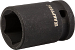 KRAFTOOL 1/2'', 17 мм, Cr-Mo сталь, фосфатированная, торцовая головка ударная 27940-17_z01 купить по цене 440 ₽ в интернет магазине ТЕХСАД