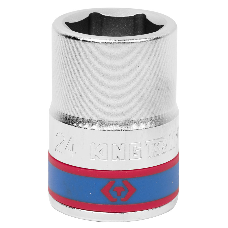 Головка торцевая стандартная шестигранная 3/4'', 24 мм KING TONY 633524M купить по цене 680 ₽ в интернет магазине ТЕХСАД