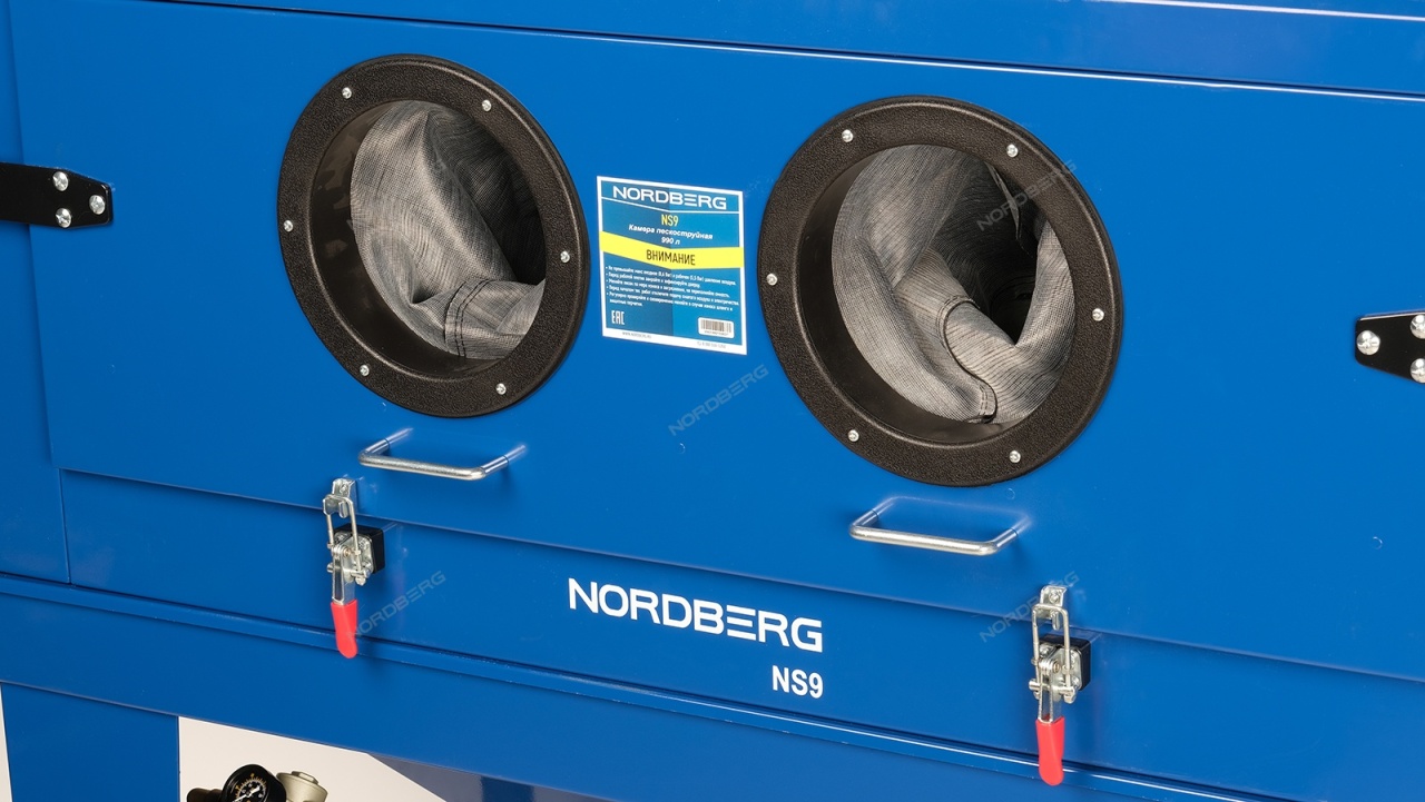 Камера пескоструйная 990 л NORDBERG NS9 купить по цене 163&nbsp;601 ₽ в интернет магазине ТЕХСАД