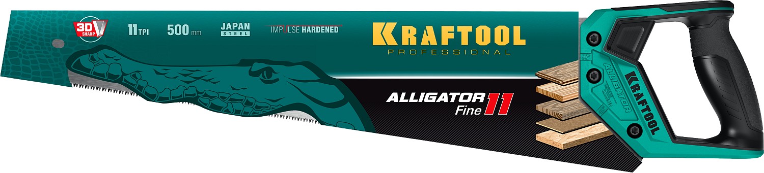 KRAFTOOL 11 TPI, 500 мм, ножовка для точного реза Alligator Fine 11 15203-50 KRAFTOOL 11 TPI, 500 мм, ножовка для точного реза Alligator Fine 11 15203-50 купить по цене 1 520 ₽ в интернет магазине ТЕХСАД