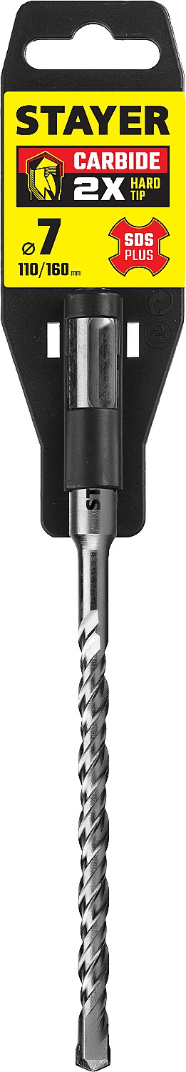 STAYER 7 x 160 мм, бур SDS-plus 2930-160-07_z02 купить по цене 140 ₽ в интернет магазине ТЕХСАД