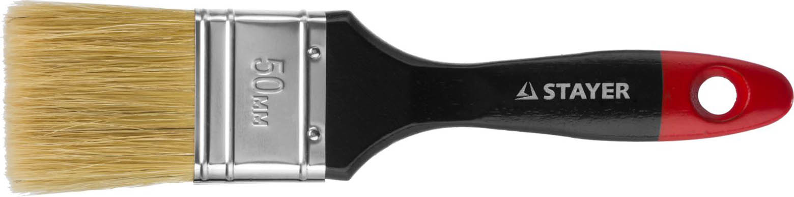 STAYER 50 мм, 2'', щетина натуральная светлая, кисть плоская UNIVERSAL-PROFI 0104-050 купить по цене 154 ₽ в интернет магазине ТЕХСАД
