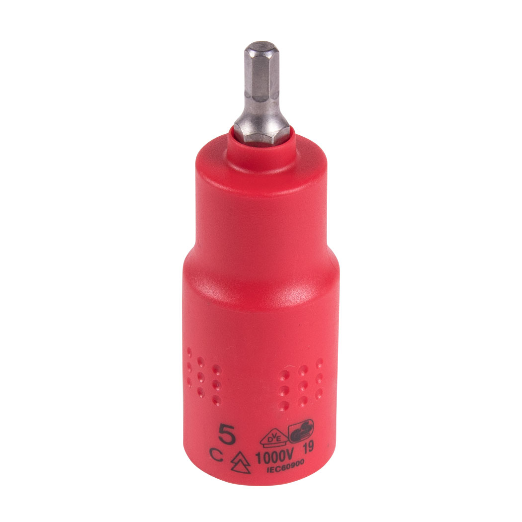 Насадка (бита) торцевая диэлектрическая 1/2'', HEX, 5 мм, L = 75 мм KING TONY 4025VE05 купить по цене 1 110 ₽ в интернет магазине ТЕХСАД