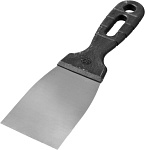 ЗУБР 60 мм, нержавеющая полотно, пластмассовая рукоятка, шпатель 10077-06 купить по цене 44 ₽ в интернет магазине ТЕХСАД