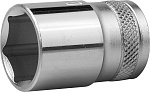 KRAFTOOL 1/2'', 19 мм, Cr-V сталь, хромированная, торцовая головка 27805-19_z01 купить по цене 277 ₽ в интернет магазине ТЕХСАД