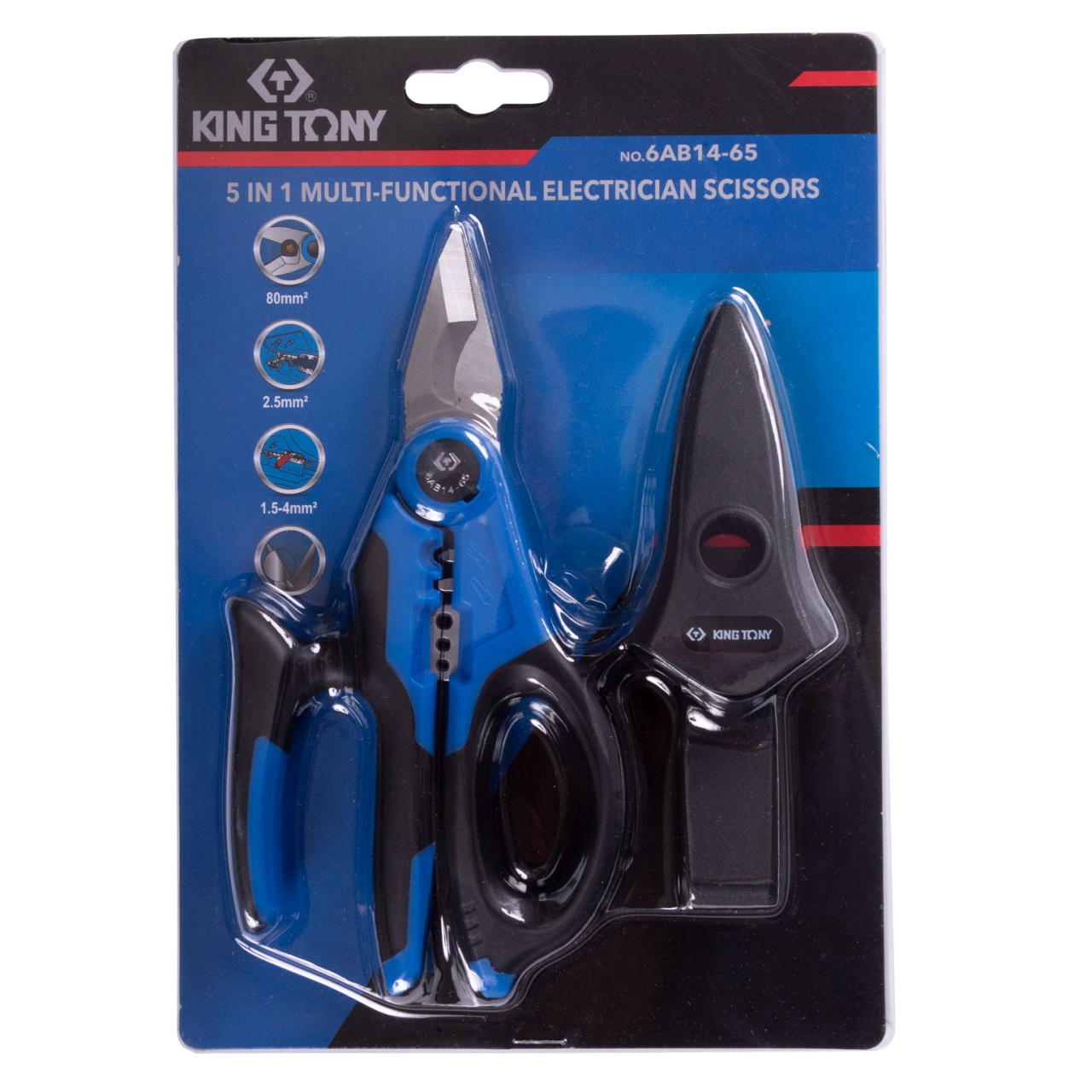 Ножницы электрика для резки проводов 170 мм KING TONY 6AB14-65 купить по цене 2&nbsp;780 ₽ в интернет магазине ТЕХСАД