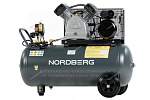 Компрессор поршневой, ременной NORDBERG NCP100/950 купить по цене 122 921 ₽ в интернет магазине ТЕХСАД