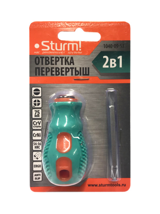 Набор отверток Sturm! 1040-09-S3 купить по цене 110 ₽ в интернет магазине ТЕХСАД