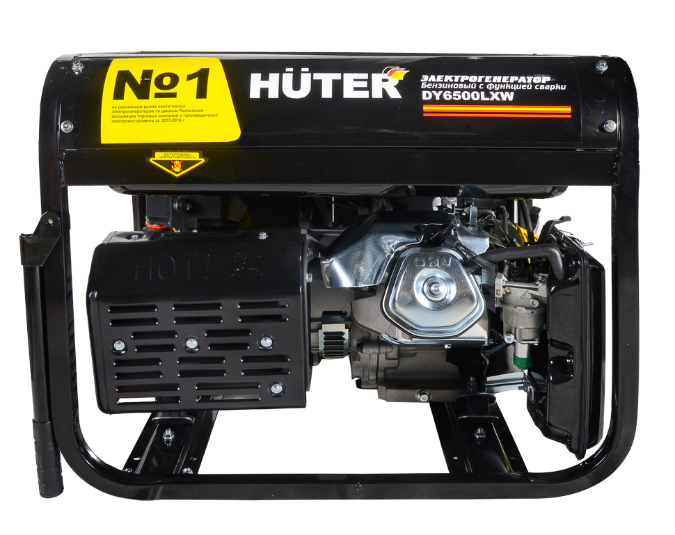 Портативный бензогенератор HUTER DY6500LXW купить по цене 105 990 ₽ в интернет магазине ТЕХСАД