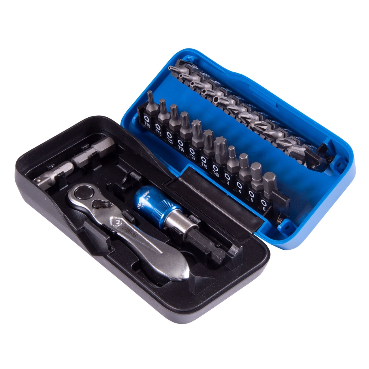 Набор вставок (бит) серии ''АТОМ'', 1/4'', PH, PZ, Hex, Torx, 26 предметов KING TONY 1026CQ-AM купить по цене 4 300 ₽ в интернет магазине ТЕХСАД