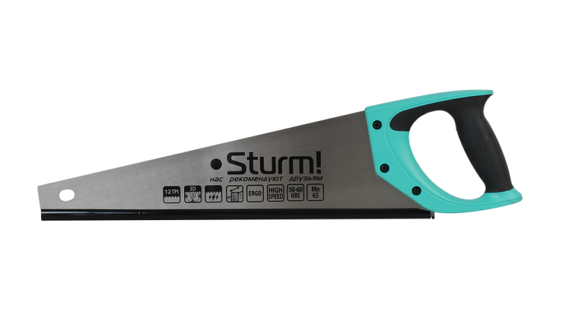 Ножовка по дереву Sturm! 1060-57-450 купить по цене 630 ₽ в интернет магазине ТЕХСАД