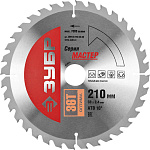 ЗУБР Ø 210 x 30 мм, 36T, диск пильный по дереву ''Оптимальный рез'' 36912-210-30-36 купить по цене 580 ₽ в интернет магазине ТЕХСАД