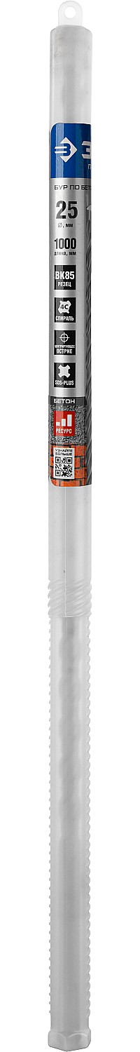 ЗУБР  25 х 1000 мм, SDS-Plus, бур по бетону 29314-1000-25_z01 Профессионал купить по цене 2 632 ₽ в интернет магазине ТЕХСАД