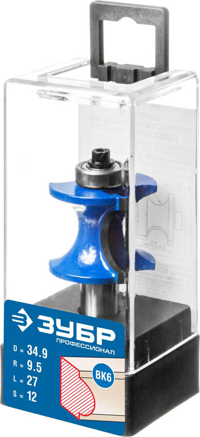 ЗУБР 34.9 x 27 мм, радиус 9.5 мм, фреза полустержневая с подшипником 28722-34.9 Профессионал ЗУБР 34.9 x 27 мм, радиус 9.5 мм, фреза полустержневая с подшипником 28722-34.9 Профессионал купить по цене 1 380 ₽ в интернет магазине ТЕХСАД