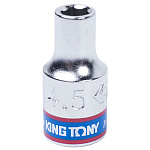 Головка торцевая стандартная шестигранная 1/4'', 4,5 мм KING TONY 233545M купить по цене 90 ₽ в интернет магазине ТЕХСАД