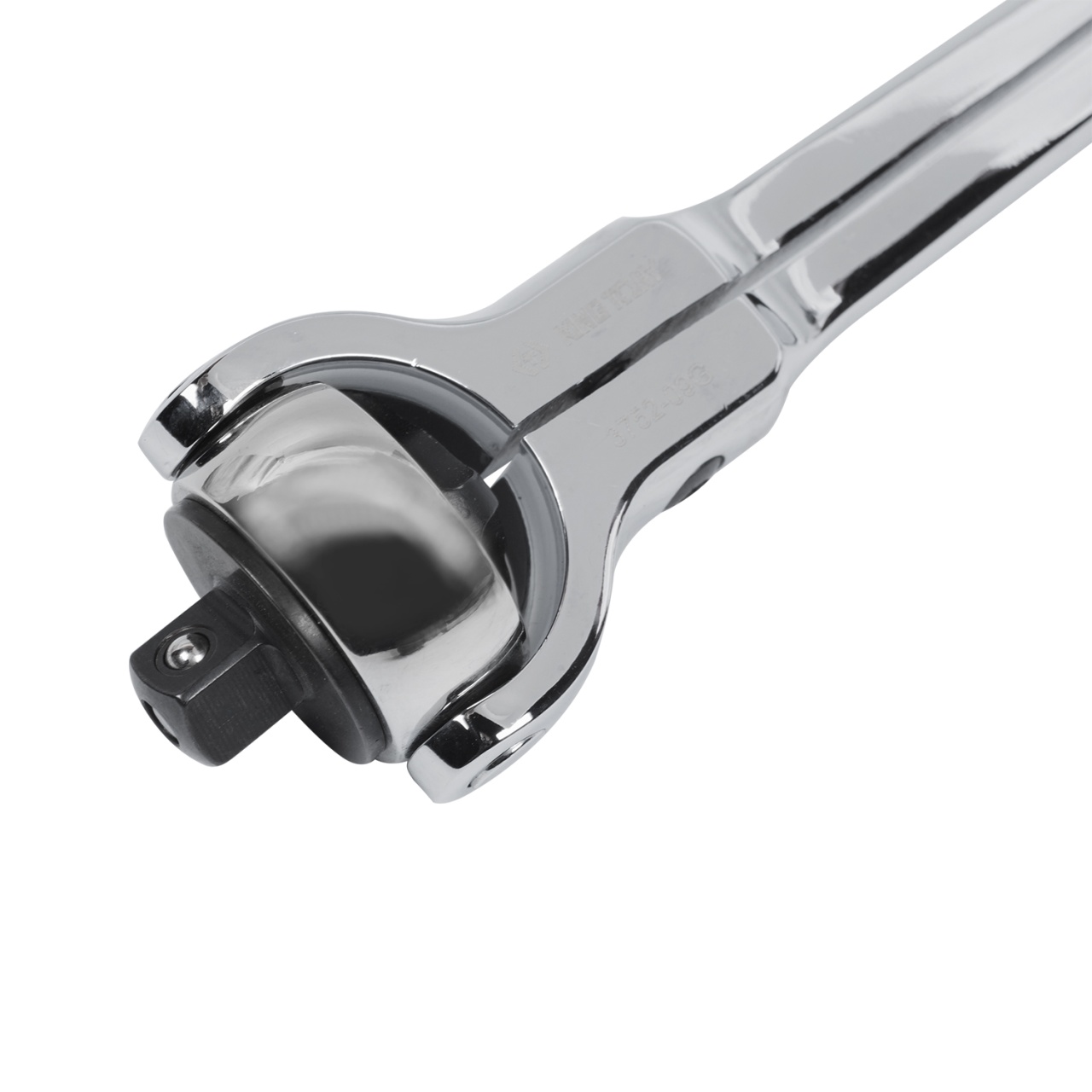 Трещотка 3/8'', 235 мм, 72 зубца, дисковый механизм, поворотная голова с кнопкой KING TONY 3752-09G купить по цене 3 430 ₽ в интернет магазине ТЕХСАД