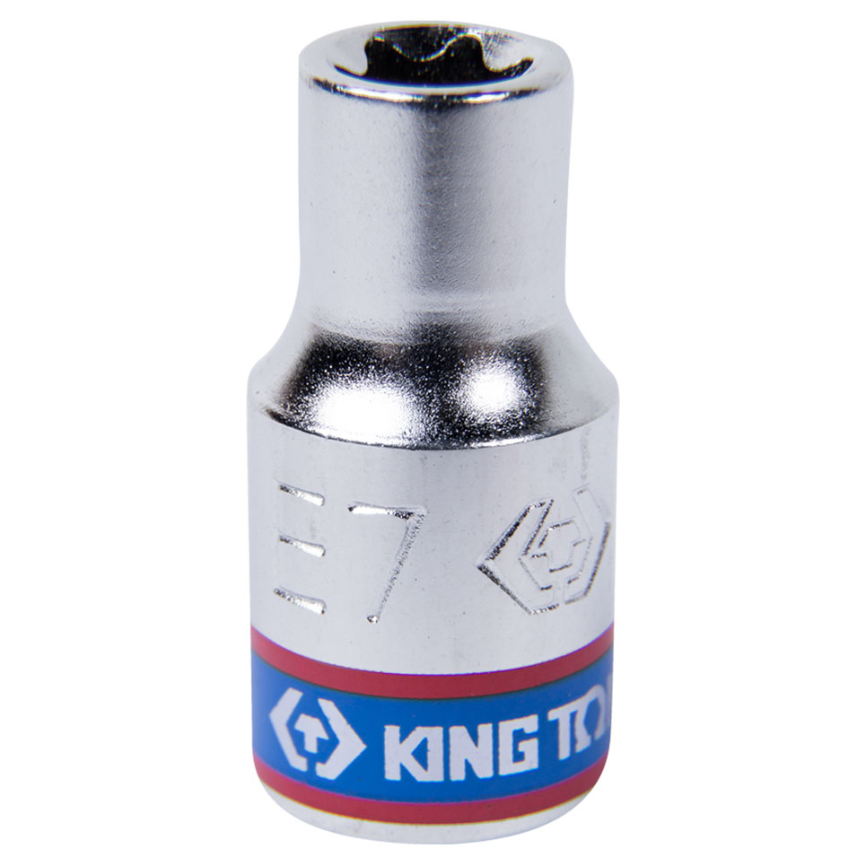 Головка торцевая TORX Е-стандарт 1/4'', E7, L = 24 мм KING TONY 237507M купить по цене 130 ₽ в интернет магазине ТЕХСАД