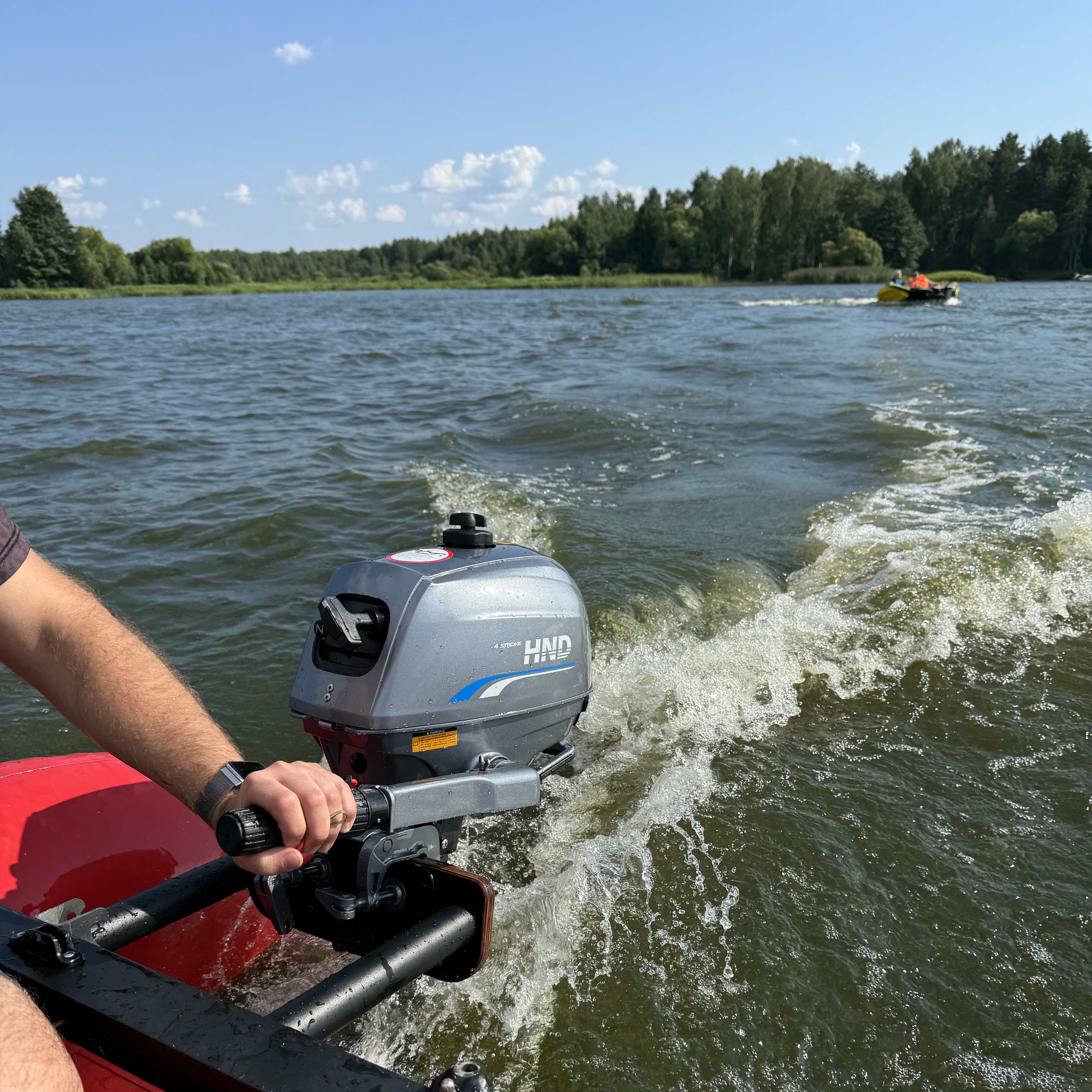 4-тактный лодочный мотор HND OB2.5 FHS купить по цене 59&nbsp;900 ₽ в интернет магазине ТЕХСАД