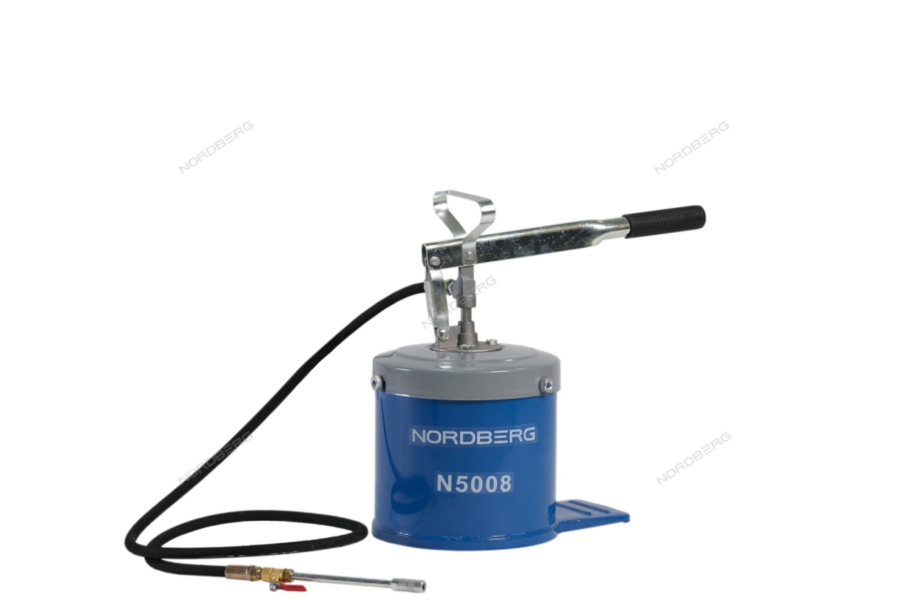 Солидолонагнетатель, 8 л, ручной NORDBERG N5008 купить по цене 4 928 ₽ в интернет магазине ТЕХСАД