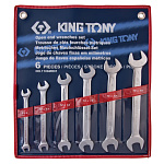 Набор рожковых ключей, 8-19 мм, 6 предметов KING TONY 1106MR01 купить по цене 2 810 ₽ в интернет магазине ТЕХСАД