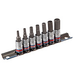 Набор торцевых насадок 1/4'', Hex, 1/8'' - 3/8'', L = 37 мм, 7 предметов KING TONY 2127SR Набор торцевых насадок 1/4'', Hex, 1/8'' - 3/8'', L = 37 мм, 7 предметов KING TONY 2127SR купить по цене 1 020 ₽ в интернет магазине ТЕХСАД