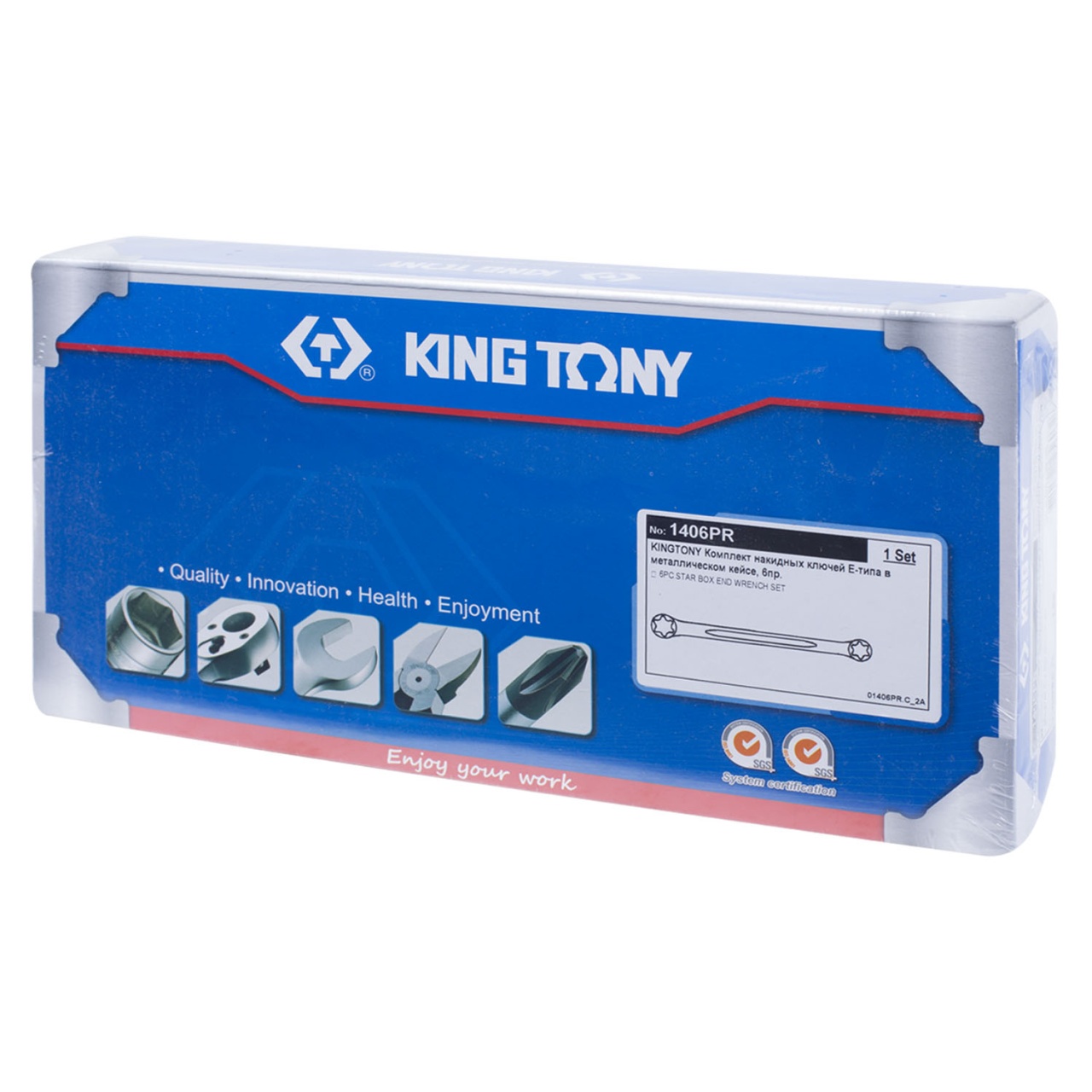 Набор накидных ключей, Е6-Е24, кейс, 6 предметов KING TONY 1406PR купить по цене 5 970 ₽ в интернет магазине ТЕХСАД
