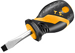Отвертка шлицевая ''GRIPro'', Slotted 6,5 мм, 38 мм TOLSEN TT20132 купить по цене 100 ₽ в интернет магазине ТЕХСАД