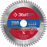 ЗУБР 200 x 30 мм, 60Т, диск пильный по алюминию Универсальный рез 36916-200-30-60_z01 купить по цене 1 230 ₽ в интернет магазине ТЕХСАД