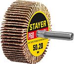 STAYER P60, 50х20 мм, круг шлифовальный лепестковый на шпильке 36607-060 купить по цене 132 ₽ в интернет магазине ТЕХСАД