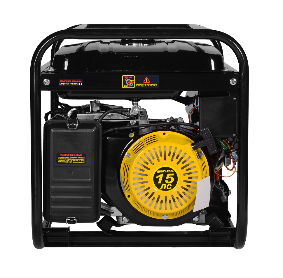 Портативный бензогенератор HUTER DY8000LX купить по цене 56 990 ₽ в интернет магазине ТЕХСАД