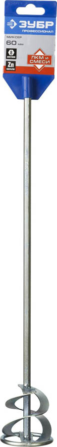ЗУБР 60х400 мм, шестигранный хвостовик, миксер для красок 0603-06-40_z02 Профессионал купить по цене 400 ₽ в интернет магазине ТЕХСАД