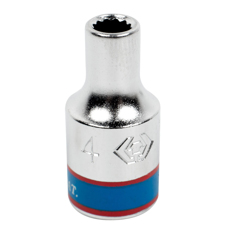 Головка торцевая стандартная двенадцатигранная 1/4'', 4 мм KING TONY 233004M купить по цене 90 ₽ в интернет магазине ТЕХСАД