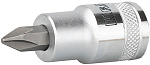 KRAFTOOL 1/2'', S2 сталь, PH4, сатинированная, торцовая бита-головка ''INDUSTRIE QUALITAT'' 27901-4 купить по цене 173 ₽ в интернет магазине ТЕХСАД