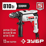 ЗУБР 810 Вт, дрель ударная ДУ-810 ЭРМ2 Мастер купить по цене 4 050 ₽ в интернет магазине ТЕХСАД