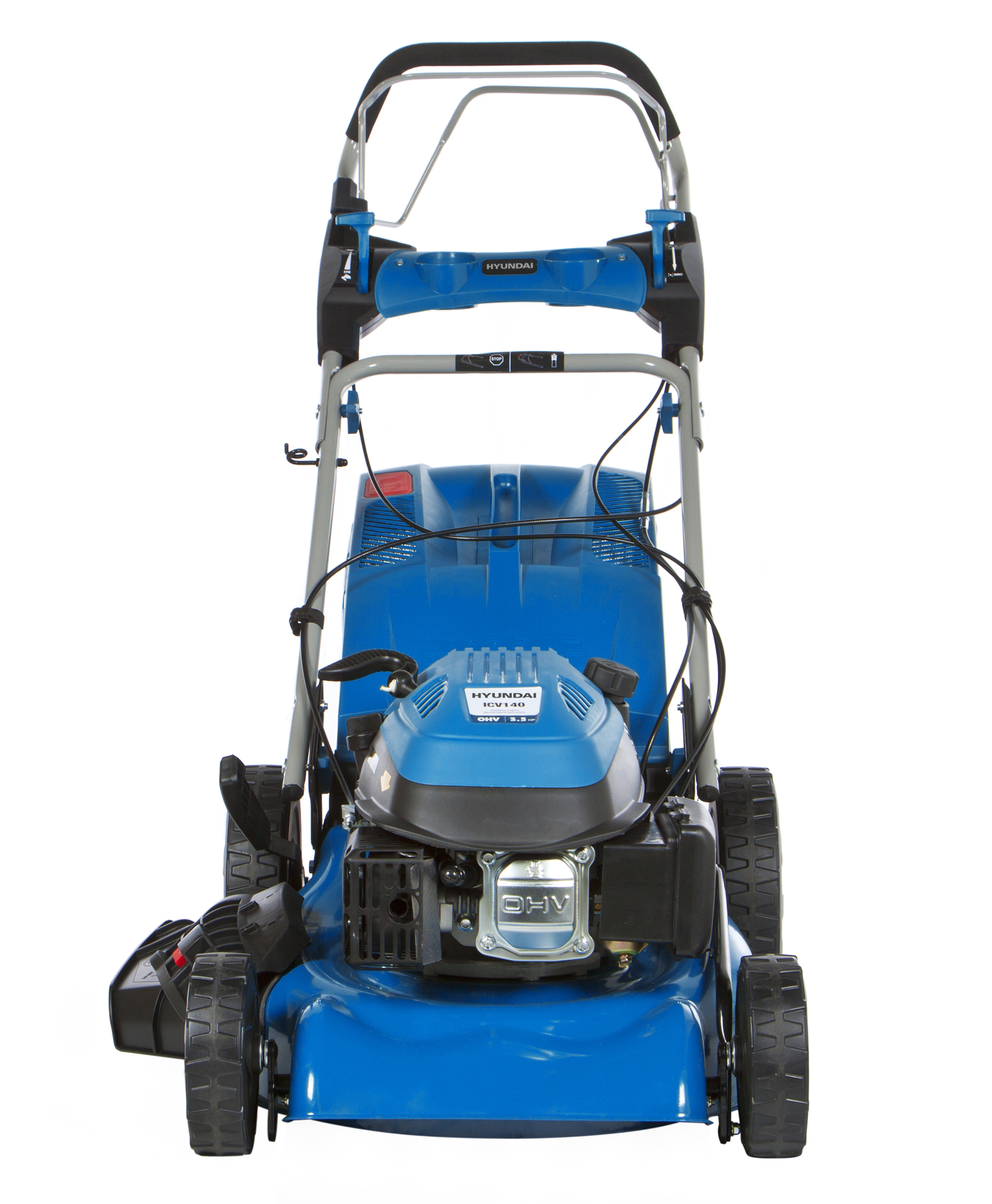 Самоходная бензиновая газонокосилка Hyundai L 4610S купить по цене 43&nbsp;190 ₽ в интернет магазине ТЕХСАД