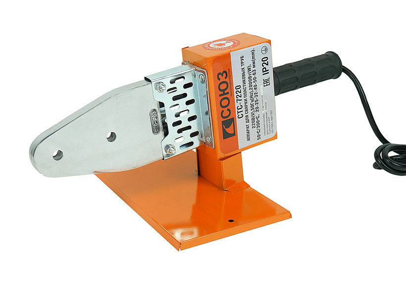 Аппарат для сварки пластиковых труб СОЮЗ СТС-7220 купить по цене 2 090 ₽ в интернет магазине ТЕХСАД